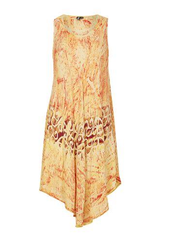 Dorothy Perkins *izabel London Yellow Printed Swing Dress