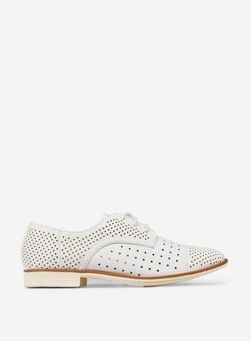 Dorothy Perkins White Lyla Lace Up Trainers