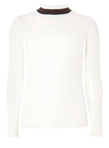 Dorothy Perkins Ivory Tipped High Neck Jumper