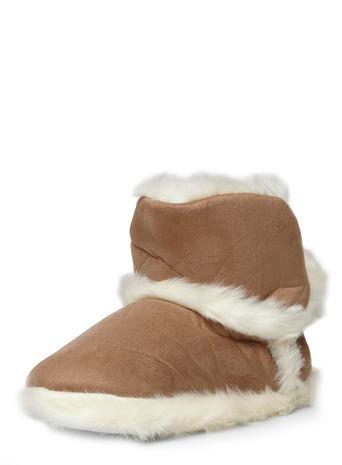 Dorothy Perkins Tan Bootie Slipper