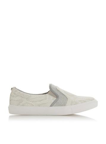 *head Over Heels By Dune Grey Elsies Ladies Trainers