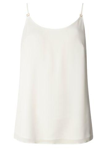 Dorothy Perkins Ivory Metal Trim Camisole Top