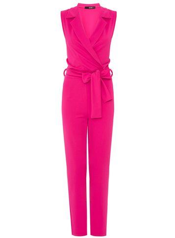 Dorothy Perkins *quiz Pink Lapel Jumpsuit