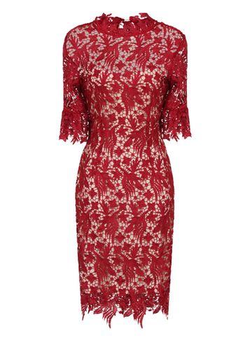 Dorothy Perkins *paper Dolls Red Crochet Dress