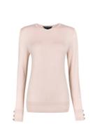 Dorothy Perkins Blush Button Cuff Fine Gauge Jumper