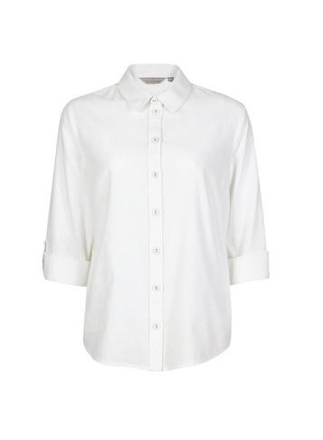 Dorothy Perkins Petite Ivory Linen Blend Shirt
