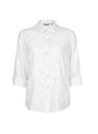 Dorothy Perkins Petite Ivory Linen Blend Shirt