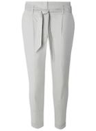 Dorothy Perkins Taupe Cotton Tapered Leg Trousers