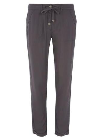 Dorothy Perkins Charcoal Twill Trousers