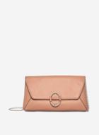 Dorothy Perkins Nude Ring Detail Clutch Bag