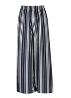 Dorothy Perkins *izabel London Navy Blue Striped Culotte Trousers
