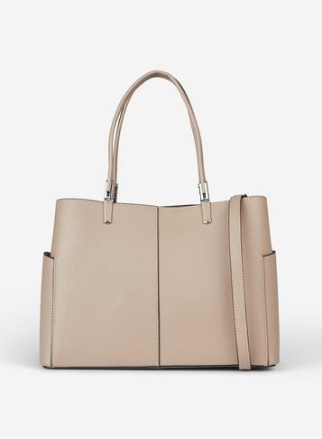 Dorothy Perkins Nude Pocket Side Tote Bag