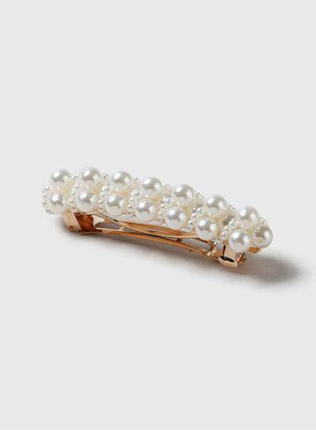 Dorothy Perkins Rose Gold Pearl Hair Clip