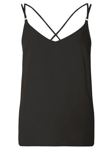 Dorothy Perkins Black Buckle Camisole Top