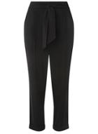 Dorothy Perkins Black Tie Tapered Trousers