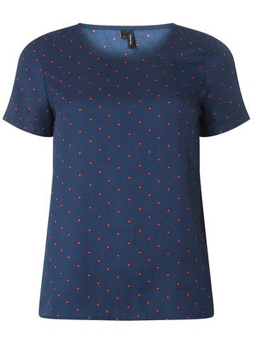 Dorothy Perkins *vero Moda Multi Satin Spotted Blouse