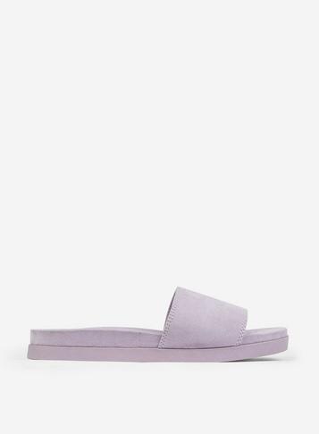 Dorothy Perkins Lilac Comfort Slider Mules