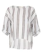Dorothy Perkins *voulez Vous Blue And Navy Stripe Top