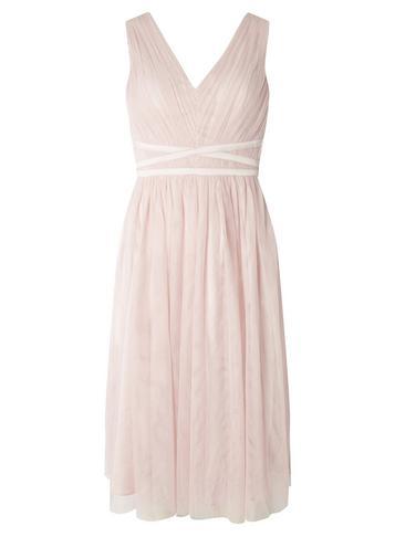 Dorothy Perkins *showcase Blush Jasmine Prom Dress
