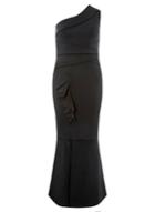 Dorothy Perkins *scarlett B Black Scuba Bodycon Dress