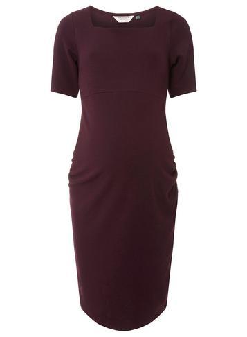 Dorothy Perkins *masternity Berry Square Neck Pencil Dress