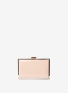Dorothy Perkins Nude Patent Box Clutch