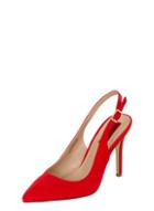Dorothy Perkins *london Rebel Red Slingback Court Shoes