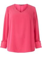 Dorothy Perkins Dp Curve Pink Tie Cuff Blouse