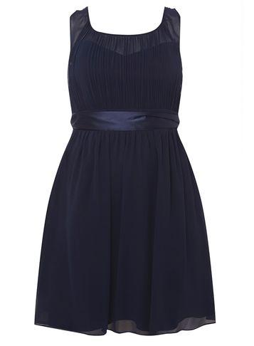 Dorothy Perkins *showcase Curve Navy 'beth' Prom Dress