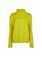Dorothy Perkins *tall Lime Chunky Neck Jumper