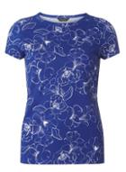 Dorothy Perkins Cobalt Blue Floral T-shirt