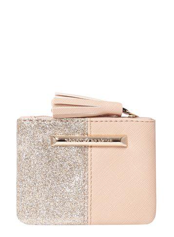 Dorothy Perkins Gold Half And Half Glitter Tassel Purse