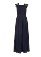 Dorothy Perkins *izabel London Navy Lace Maxi Dress