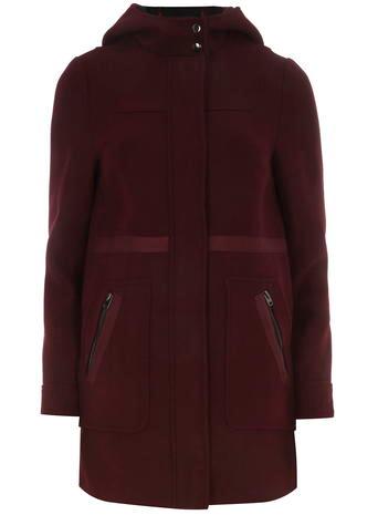 Dorothy Perkins Port Bonded Duffle Coat