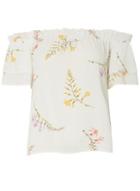 Dorothy Perkins Petite Buttermilk Floral Print Bardot Top