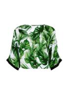 Dorothy Perkins *dp Beach Khaki Leaf Print Co-ord Top