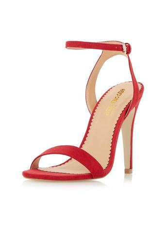 Dorothy Perkins *head Over Heels 'madam' Red High Heel Strappy Sandals