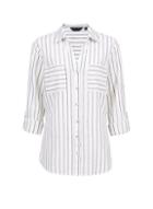 Dorothy Perkins White Striped Linen Shirt