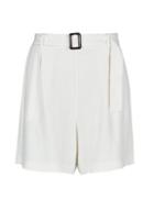 Dorothy Perkins Ivory Shorts With Horn Look Buckle