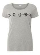 Dorothy Perkins *noisy May Grey 'doubt' T-shirt