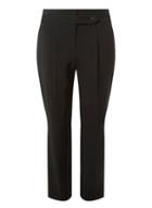 Dorothy Perkins Black Button Tapered Trousers