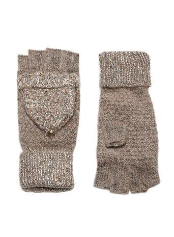 Dorothy Perkins Oat Sequin Fingerless Gloves