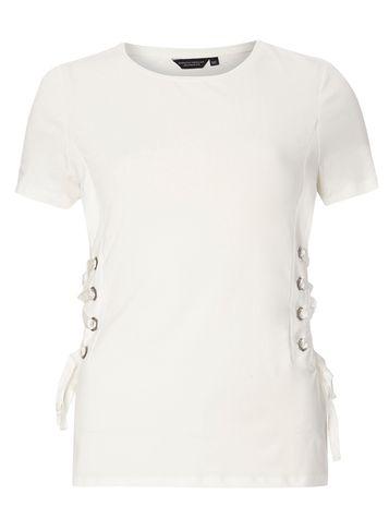 Dorothy Perkins Ivory Corset Tee