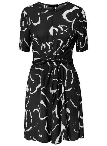*vero Moda Black Printed Dress