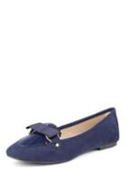 Dorothy Perkins Navy 'lisbon' Bow Loafers
