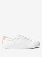 Dorothy Perkins White Ivana Lace Up Trainers
