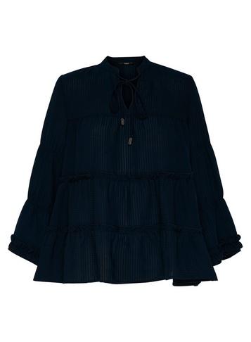 *only Green Ruffle Sleeve Blouse