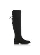 Dorothy Perkins *head Over Heels By Dune Black 'tammii' Ladies Flat Boots