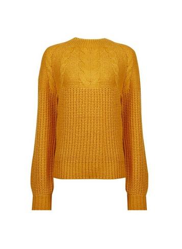 Dorothy Perkins Yellow Cable Jumper