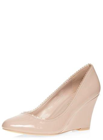 Dorothy Perkins Nude 'diana Wedge Sandals